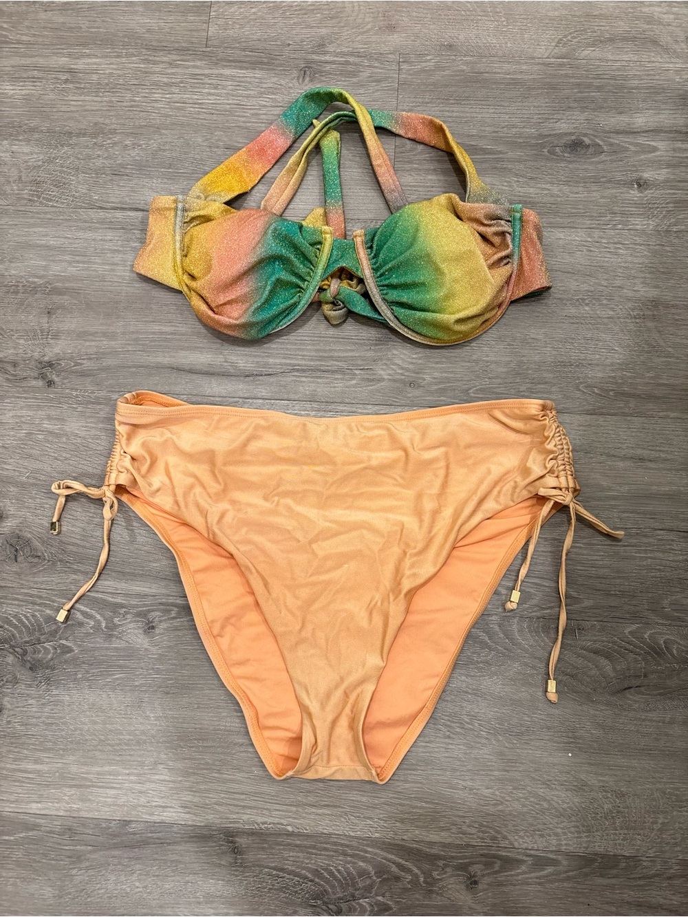 Gianni Bini Sparkle Bikini Top, Chelsea & Violet High Waisted Bikini Bottom